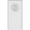 Ekena Millwork Standard Foster Flower Plinth Block With Rounded Edge, 3 1/2"W x 7"H x 3/4"P PBP035X070X075FOS11 - alternate 2